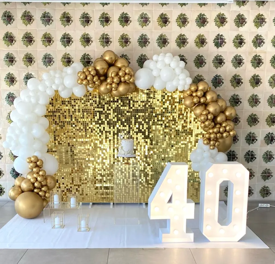 Decoração tema Aniversários Adulto
