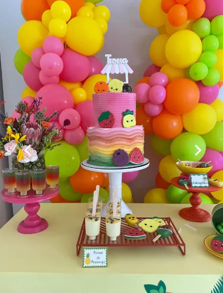Decoração tema Frutas