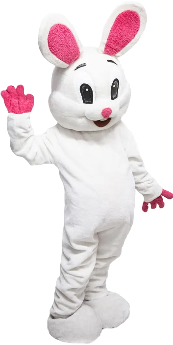 Mascote Coelho Branco