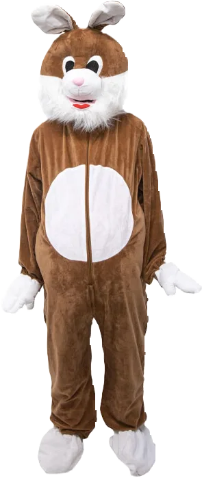 Mascote Coelho Castanho